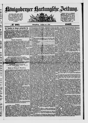 Königsberger Hartungsche Zeitung vom 06.05.1862