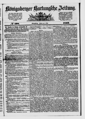 Königsberger Hartungsche Zeitung vom 09.05.1862