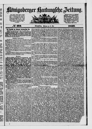 Königsberger Hartungsche Zeitung vom 28.05.1862
