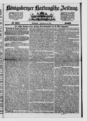 Königsberger Hartungsche Zeitung vom 29.05.1862
