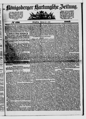 Königsberger Hartungsche Zeitung vom 01.06.1862