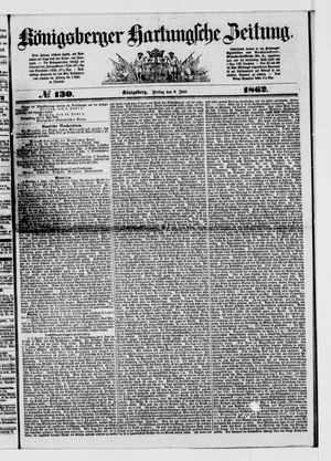 Königsberger Hartungsche Zeitung vom 06.06.1862