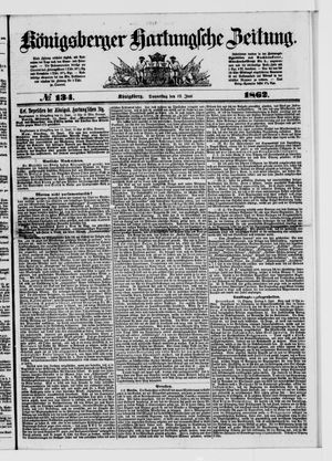 Königsberger Hartungsche Zeitung vom 12.06.1862