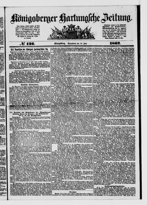 Königsberger Hartungsche Zeitung vom 14.06.1862