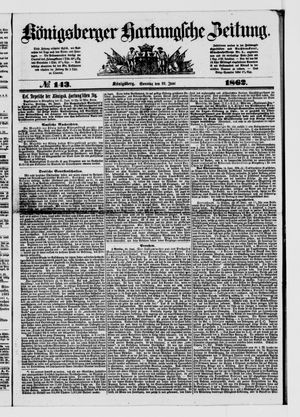 Königsberger Hartungsche Zeitung vom 22.06.1862