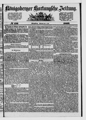 Königsberger Hartungsche Zeitung vom 09.07.1862
