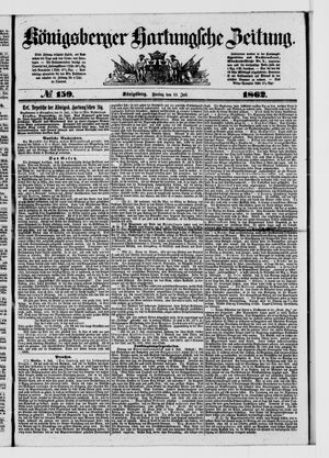 Königsberger Hartungsche Zeitung vom 11.07.1862