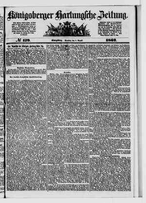 Königsberger Hartungsche Zeitung vom 03.08.1862