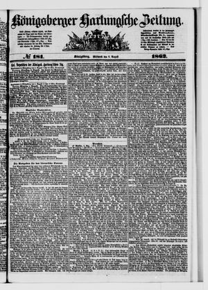 Königsberger Hartungsche Zeitung vom 06.08.1862