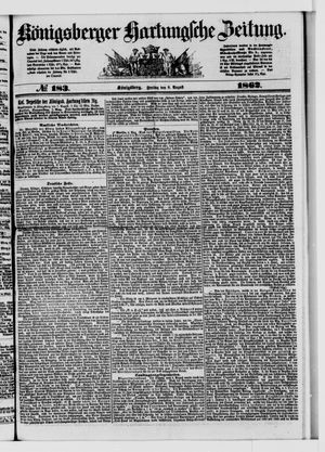 Königsberger Hartungsche Zeitung vom 08.08.1862