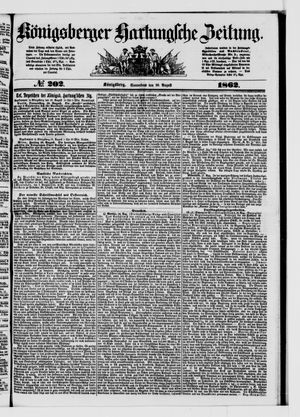 Königsberger Hartungsche Zeitung vom 30.08.1862