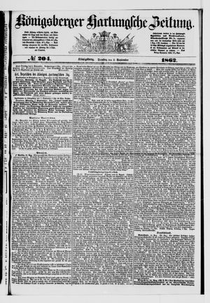 Königsberger Hartungsche Zeitung vom 02.09.1862