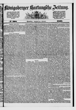 Königsberger Hartungsche Zeitung vom 06.09.1862