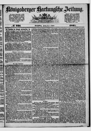 Königsberger Hartungsche Zeitung vom 03.10.1862
