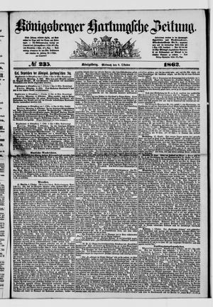 Königsberger Hartungsche Zeitung vom 08.10.1862