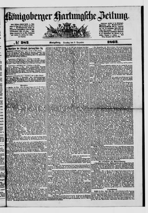 Königsberger Hartungsche Zeitung vom 02.12.1862
