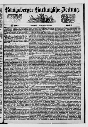 Königsberger Hartungsche Zeitung vom 16.12.1862