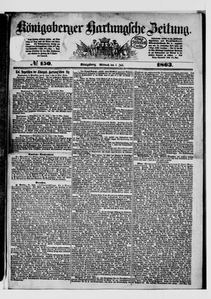 Königsberger Hartungsche Zeitung vom 01.07.1863
