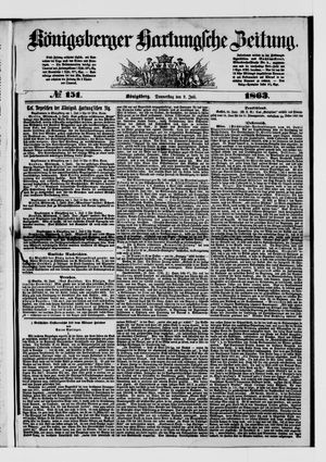 Königsberger Hartungsche Zeitung vom 02.07.1863