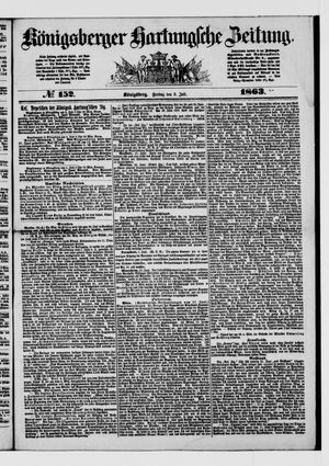 Königsberger Hartungsche Zeitung on Jul 3, 1863