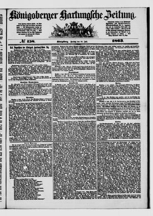 Königsberger Hartungsche Zeitung on Jul 10, 1863