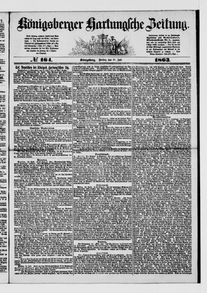 Königsberger Hartungsche Zeitung on Jul 17, 1863