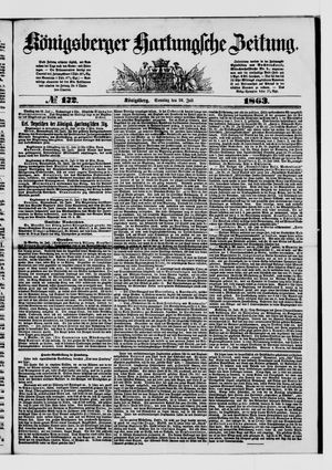 Königsberger Hartungsche Zeitung on Jul 26, 1863