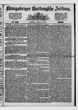 Königsberger Hartungsche Zeitung vom 04.08.1863