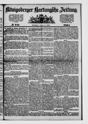 Königsberger Hartungsche Zeitung vom 21.10.1864