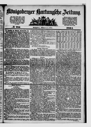 Königsberger Hartungsche Zeitung vom 26.10.1864