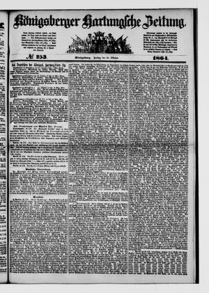 Königsberger Hartungsche Zeitung on Oct 28, 1864