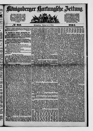 Königsberger Hartungsche Zeitung on Oct 30, 1864
