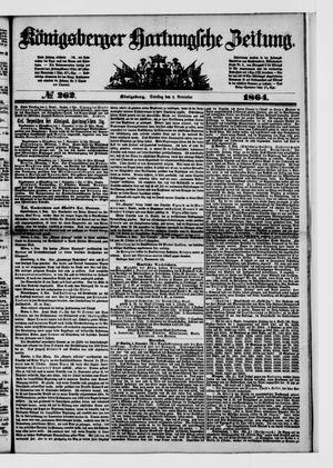 Königsberger Hartungsche Zeitung on Nov 8, 1864