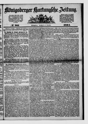 Königsberger Hartungsche Zeitung on Nov 13, 1864