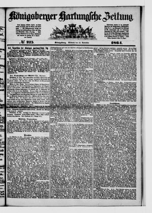 Königsberger Hartungsche Zeitung on Nov 23, 1864