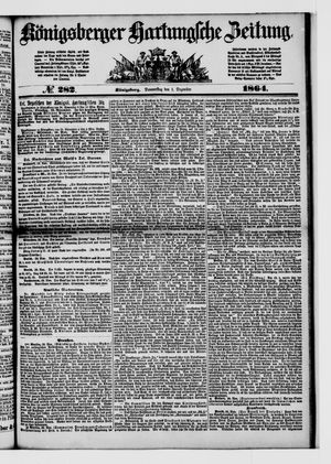 Königsberger Hartungsche Zeitung vom 01.12.1864