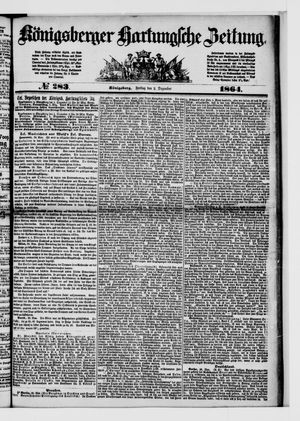 Königsberger Hartungsche Zeitung vom 02.12.1864