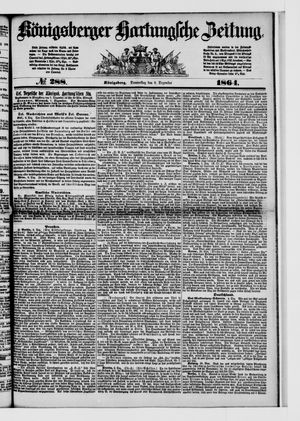 Königsberger Hartungsche Zeitung vom 08.12.1864