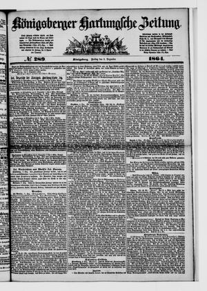 Königsberger Hartungsche Zeitung vom 09.12.1864