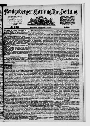 Königsberger Hartungsche Zeitung on Dec 10, 1864