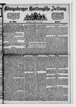 Königsberger Hartungsche Zeitung vom 11.12.1864