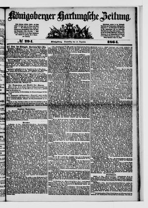 Königsberger Hartungsche Zeitung vom 15.12.1864