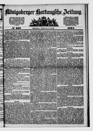 Königsberger Hartungsche Zeitung on Dec 24, 1864
