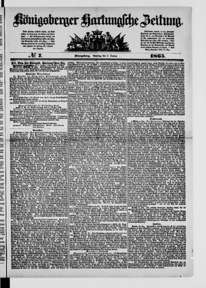 Königsberger Hartungsche Zeitung on Jan 8, 1865