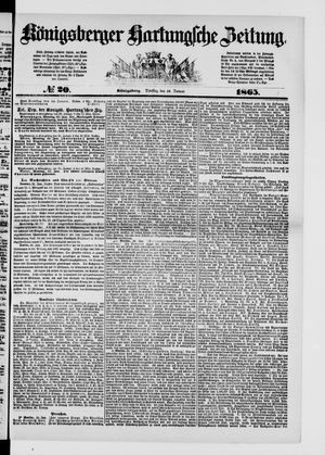 Königsberger Hartungsche Zeitung vom 24.01.1865