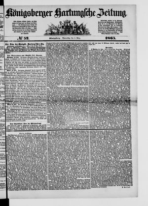 Königsberger Hartungsche Zeitung vom 02.03.1865
