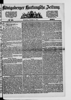 Königsberger Hartungsche Zeitung on Mar 9, 1865