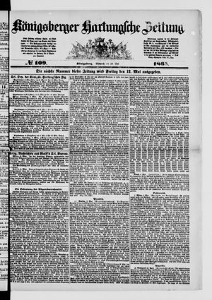 Königsberger Hartungsche Zeitung on May 10, 1865