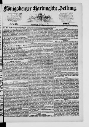 Königsberger Hartungsche Zeitung on May 16, 1865