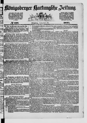 Königsberger Hartungsche Zeitung vom 21.05.1865